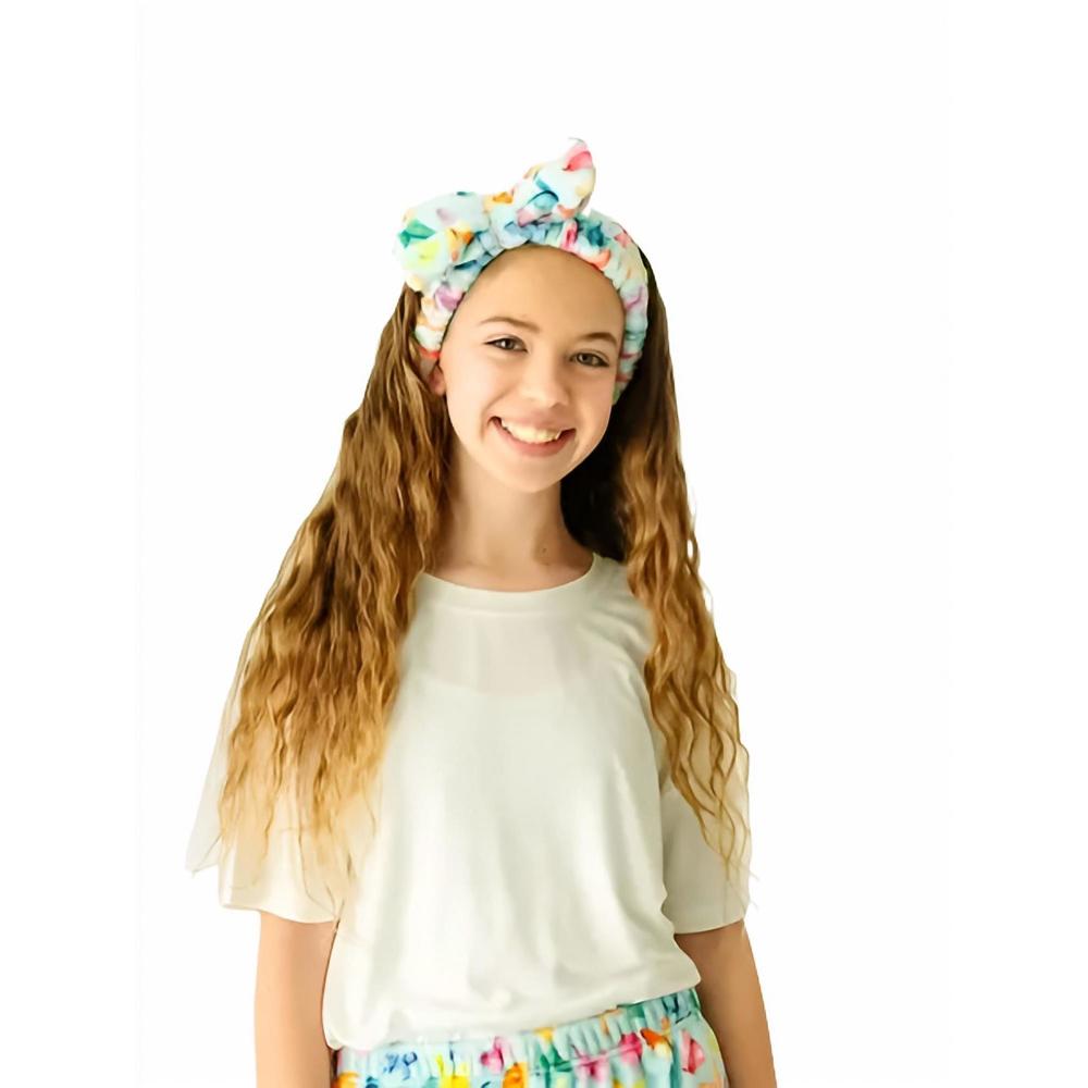 NEW MACARON + ME big girls boxy tee in white
